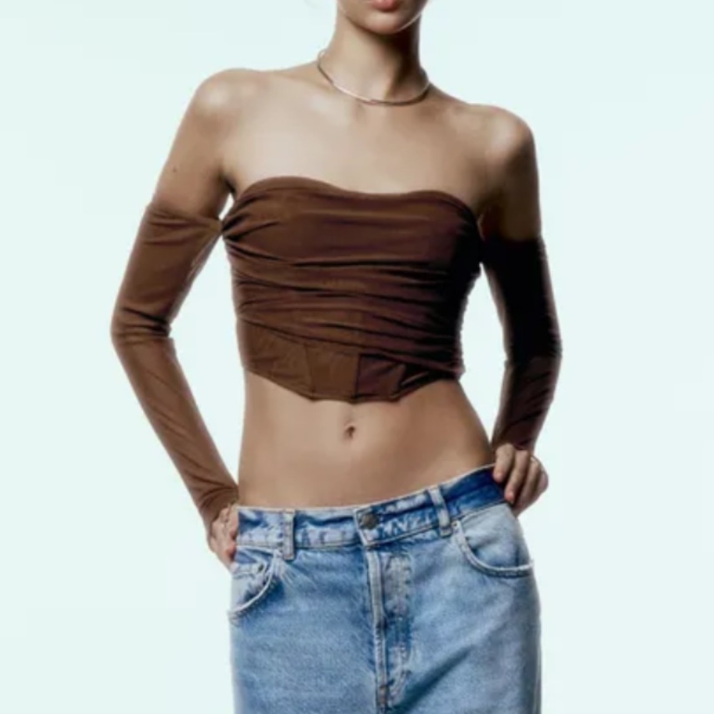 Zara corset top.